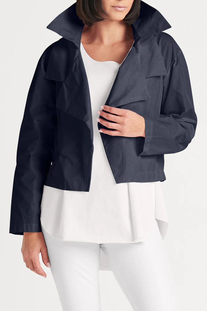 Triple Collar Jacket | Midnight