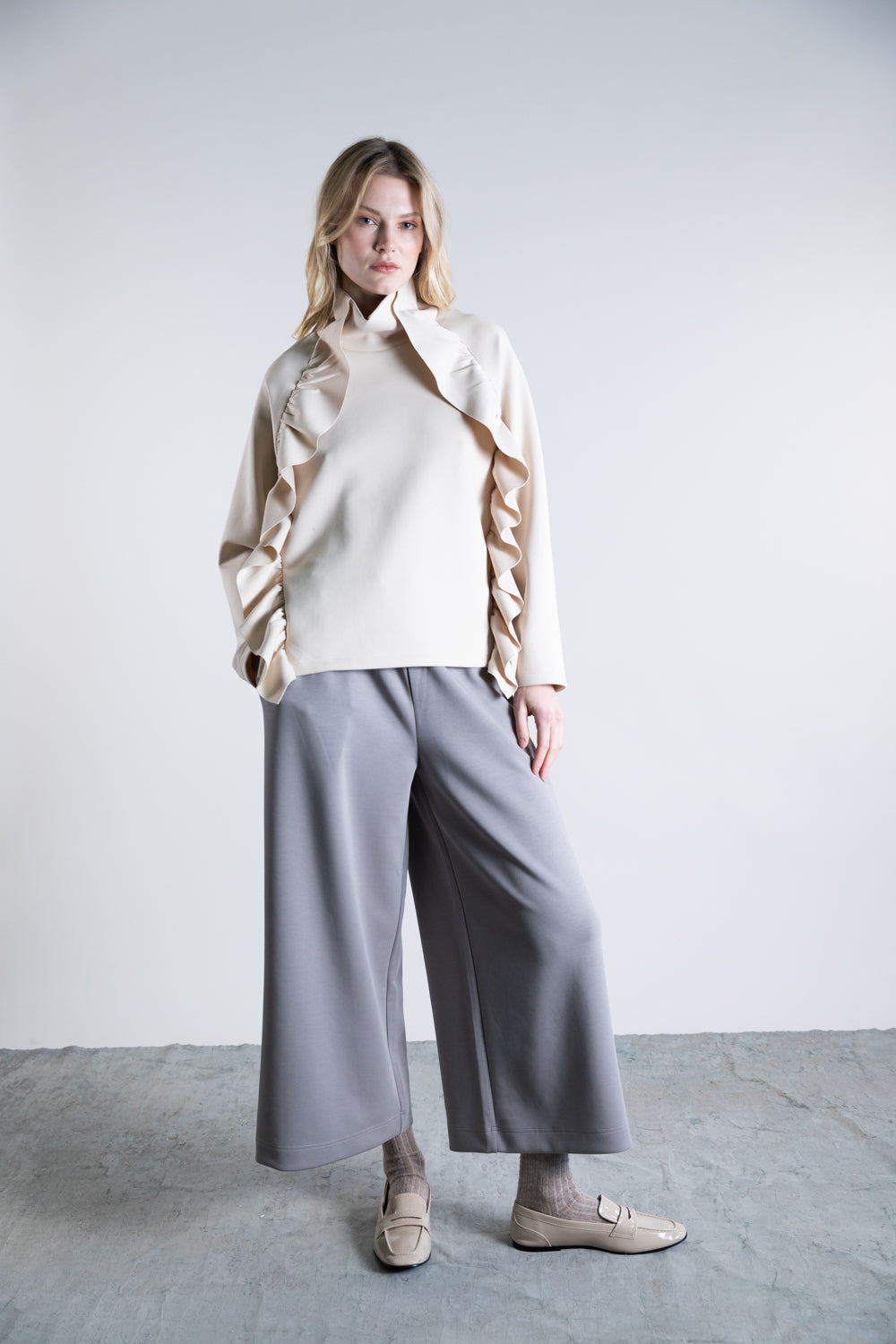 Wide Leg Pant | Storm