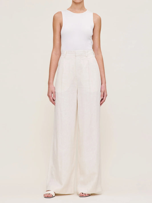 Hepburn Wide Leg | Flax