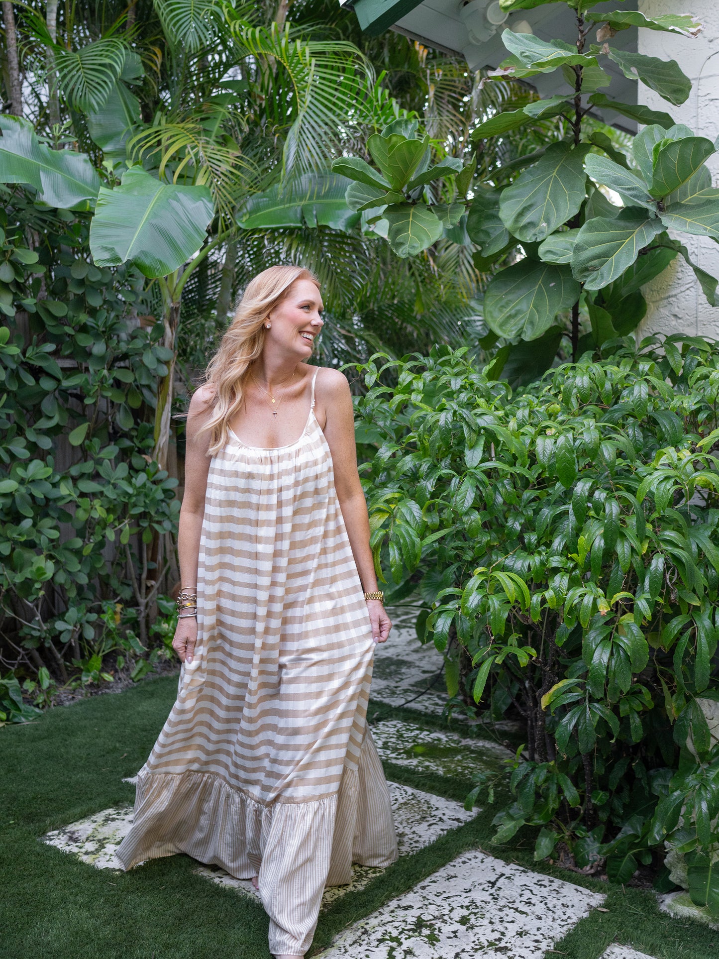 Susannah Maxi | Sand Stripe