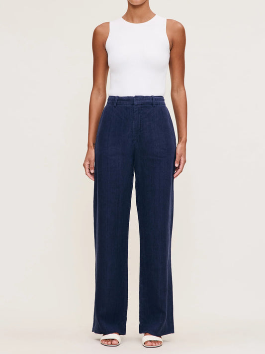 Mabel Straight Pant | Navy