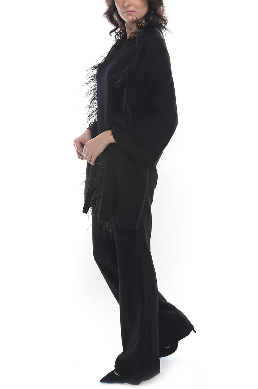 Ostrich Feather Shawl