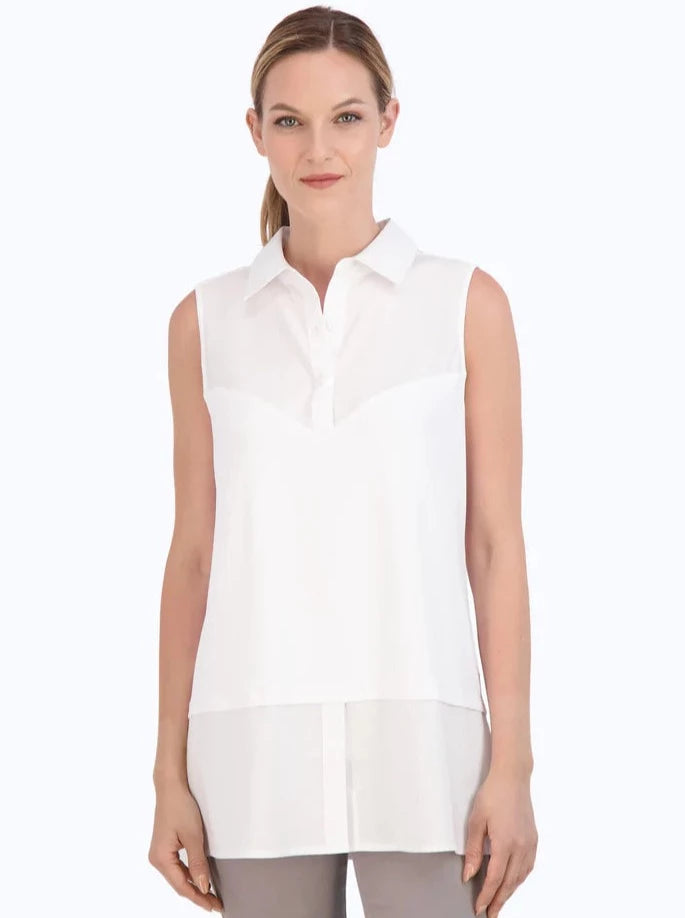 Layertail Tank | White