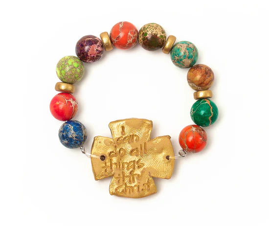Rachel Cross Bracelet | Multi