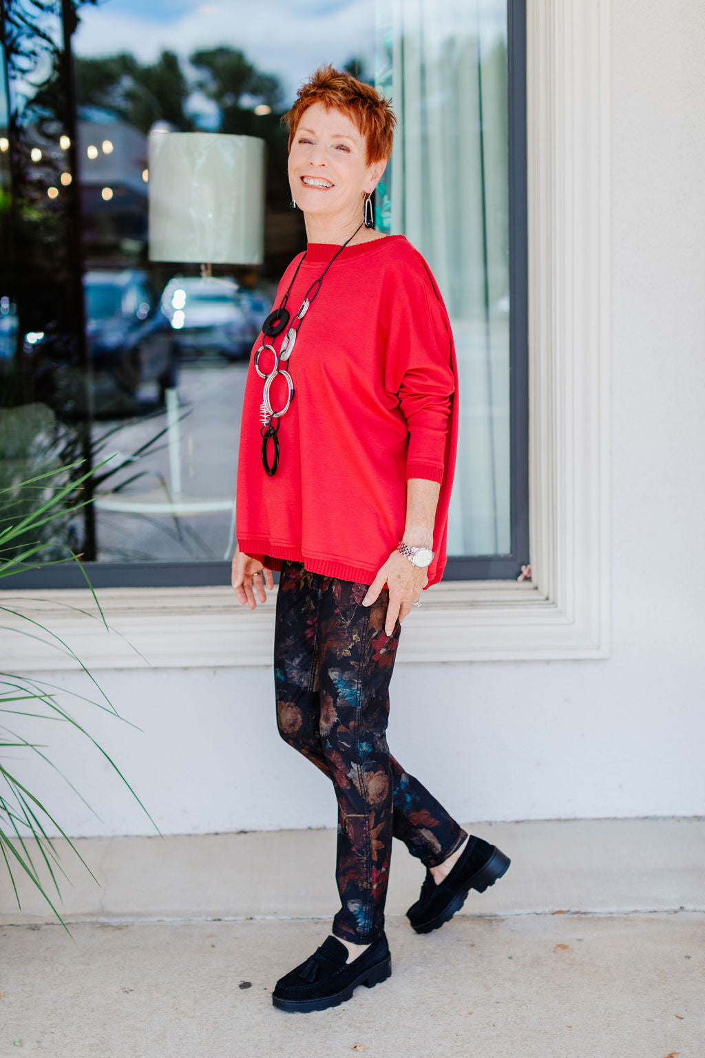 Off The Shoulder T | Garnet – Capsule