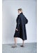Rouched Sleeve Dress | Blk