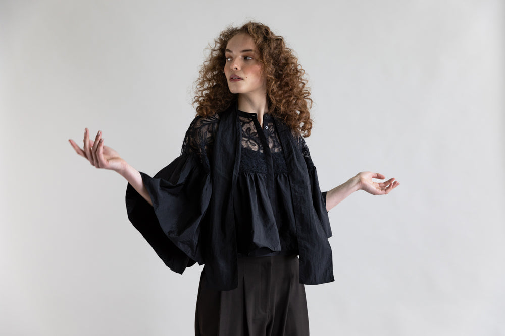 Lace & Taffeta Jacket