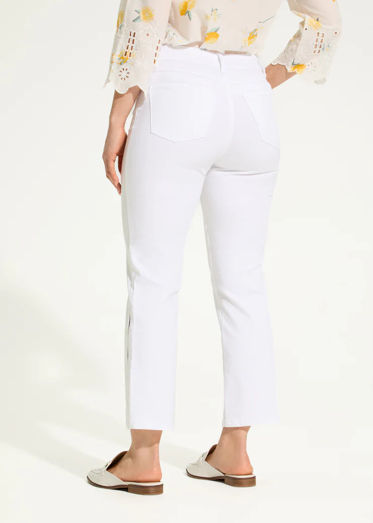 Olivia Boot Crop | White