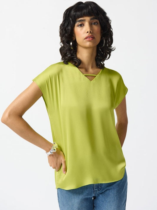 Capsleeve Top | Lime