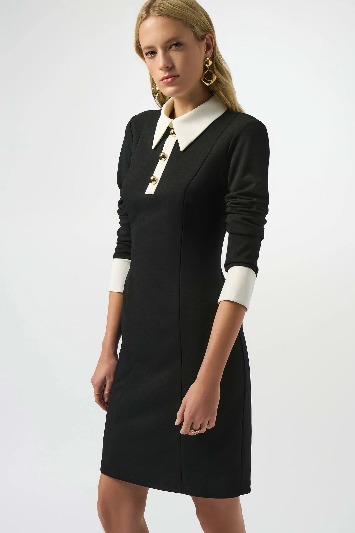 Crepe Shift Dress