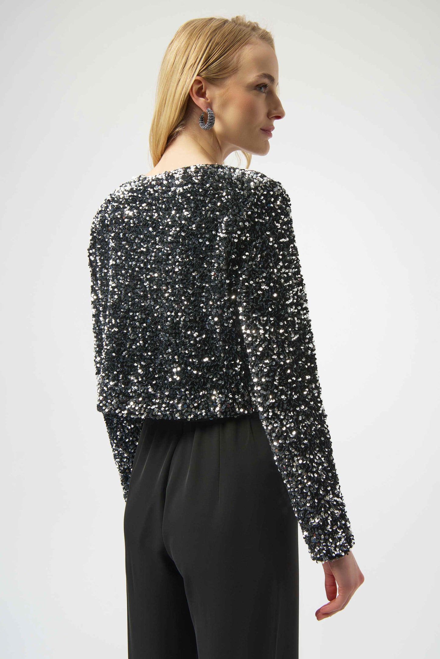 Sequin Crop Jacket