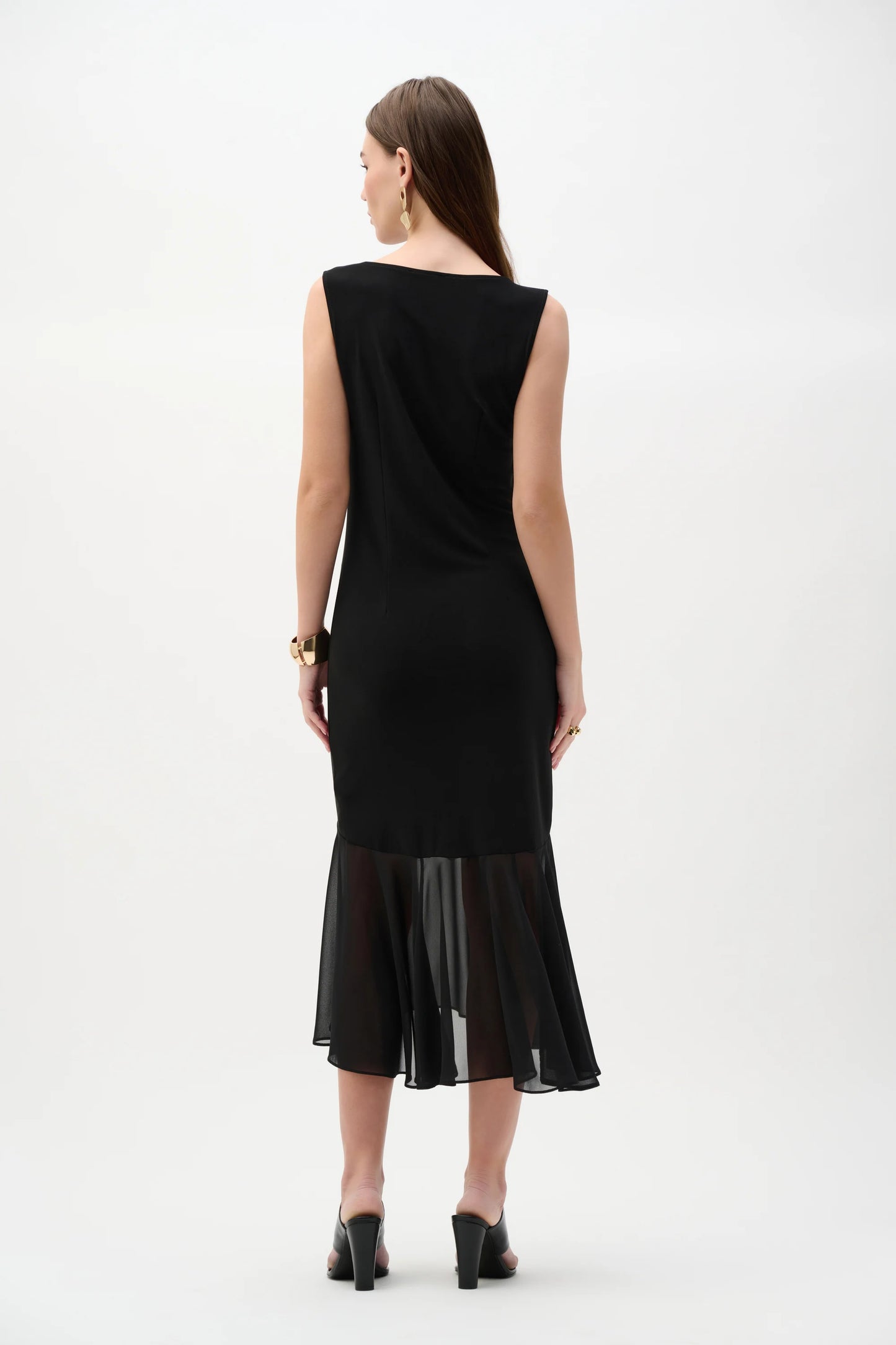 Chiffon Flounce Dress