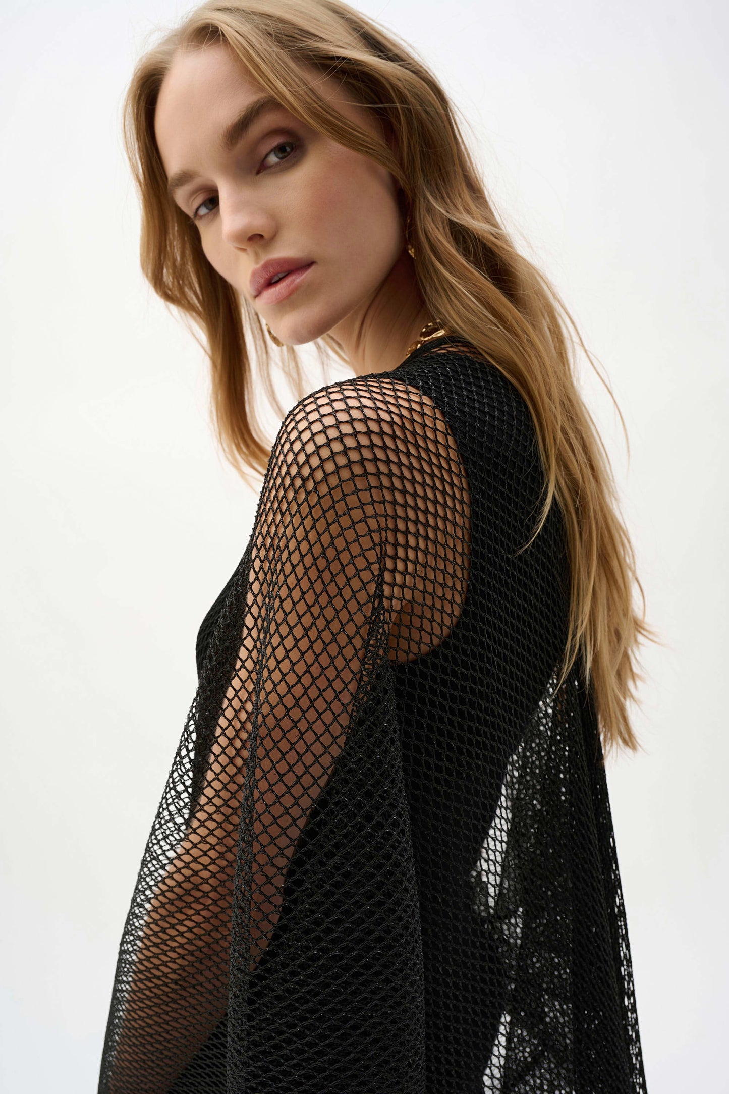 Woven Fringe Cover-Up | Black