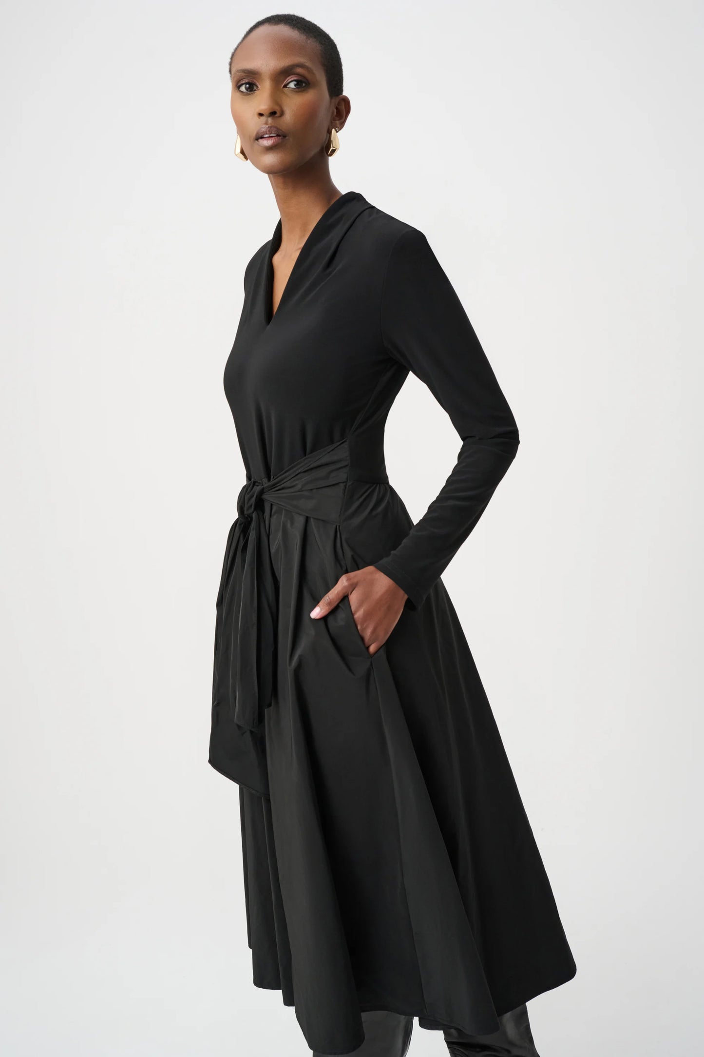 Silky Knit & Memory Fit and Flare Dress