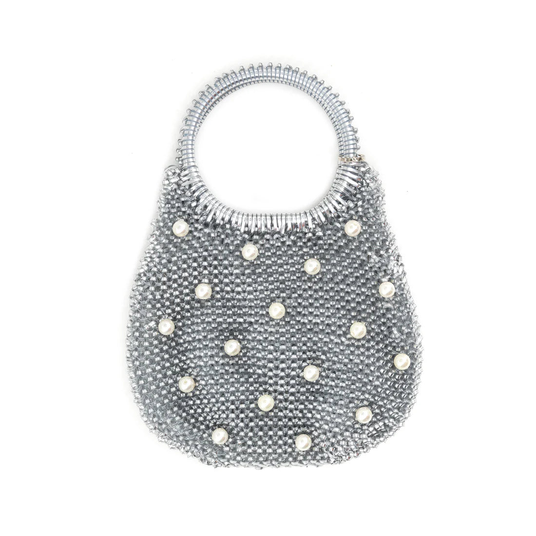 Silver + Pearl Handbag