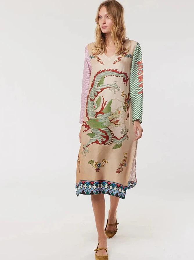 Violet V Neck Dress | Lamour