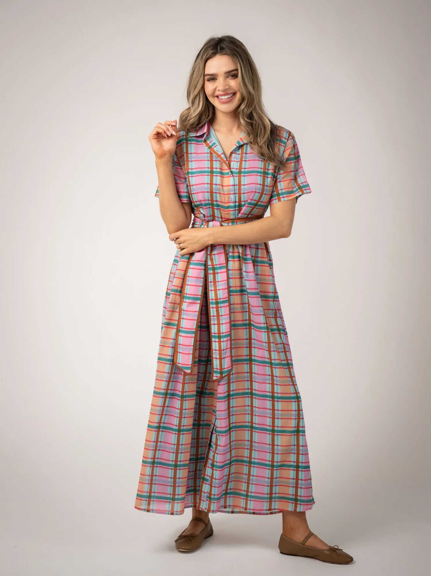 Elle Maxi Dress | Lenox Plaid
