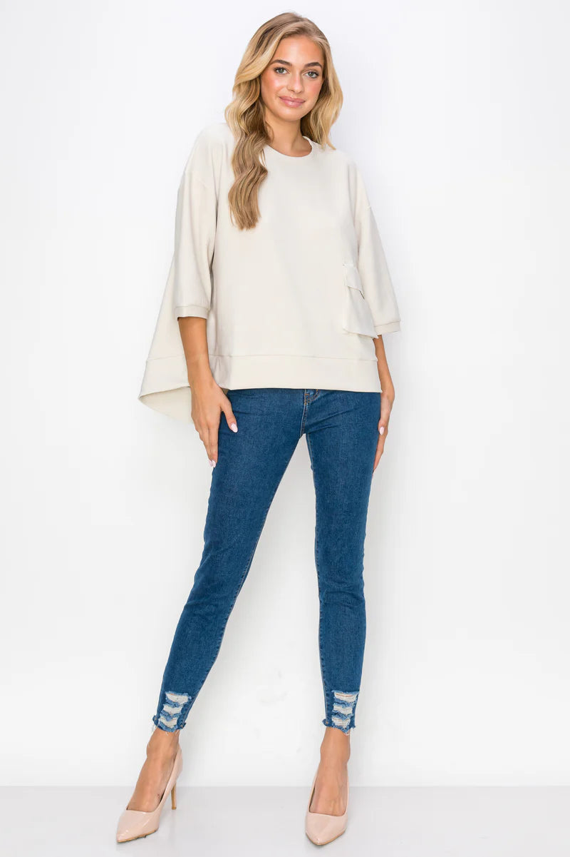Karen Knit Top | White