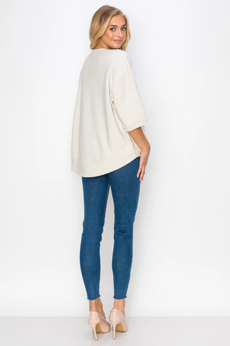 Karen Knit Top | White