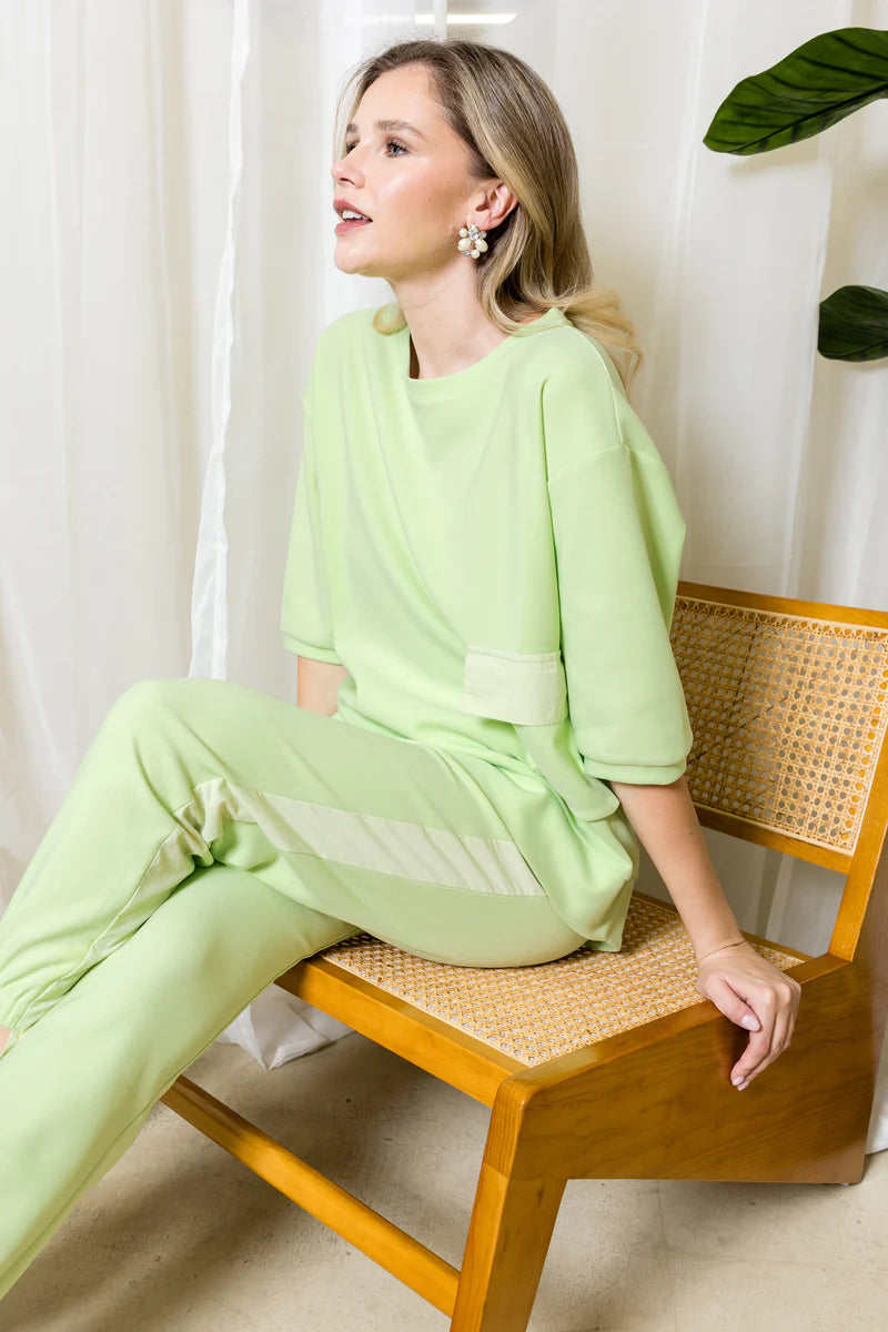 Karen Knit Top | Lime