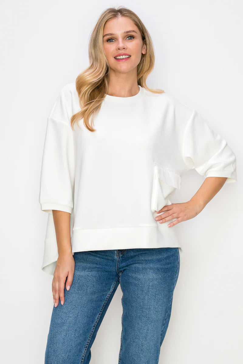 Karen Knit Top | White