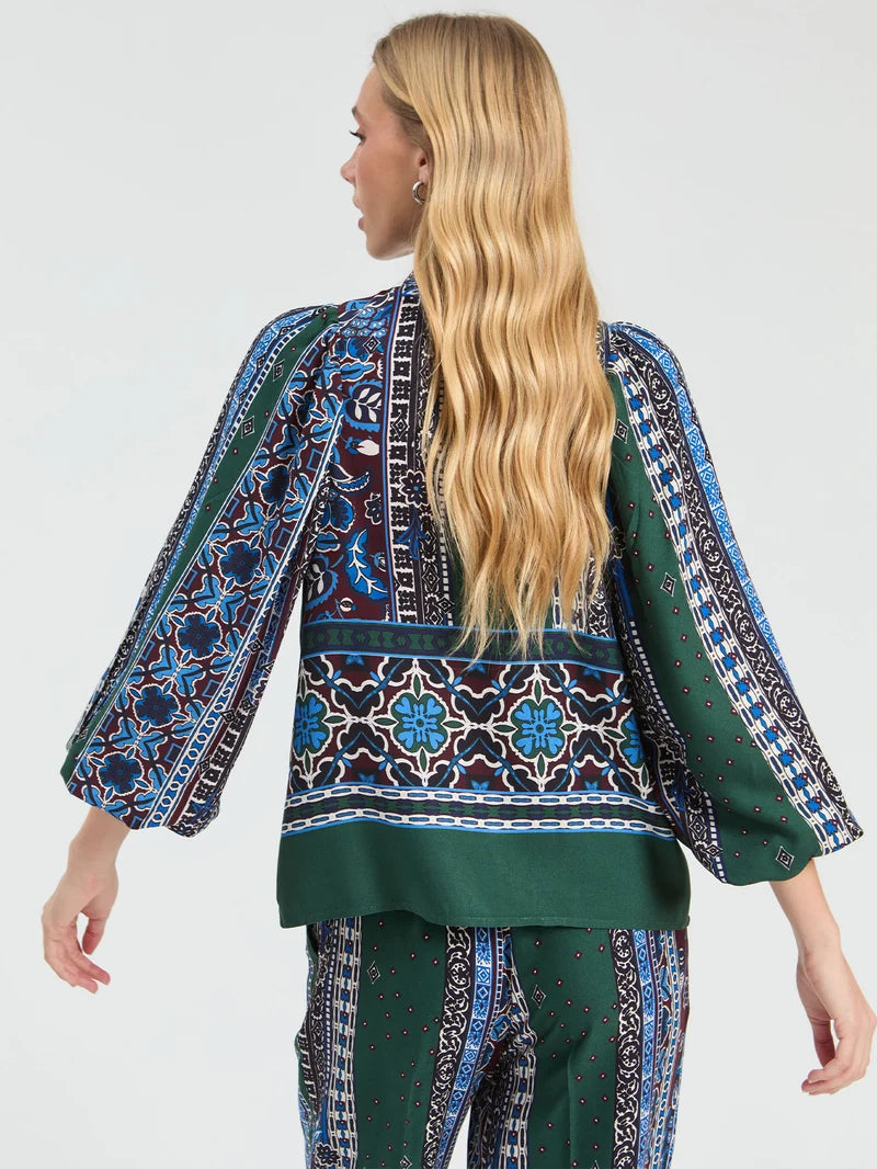 Border & Floral Shirt