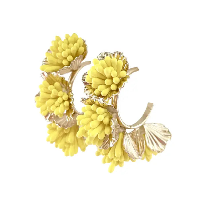 Maxine Hoops | Yellow