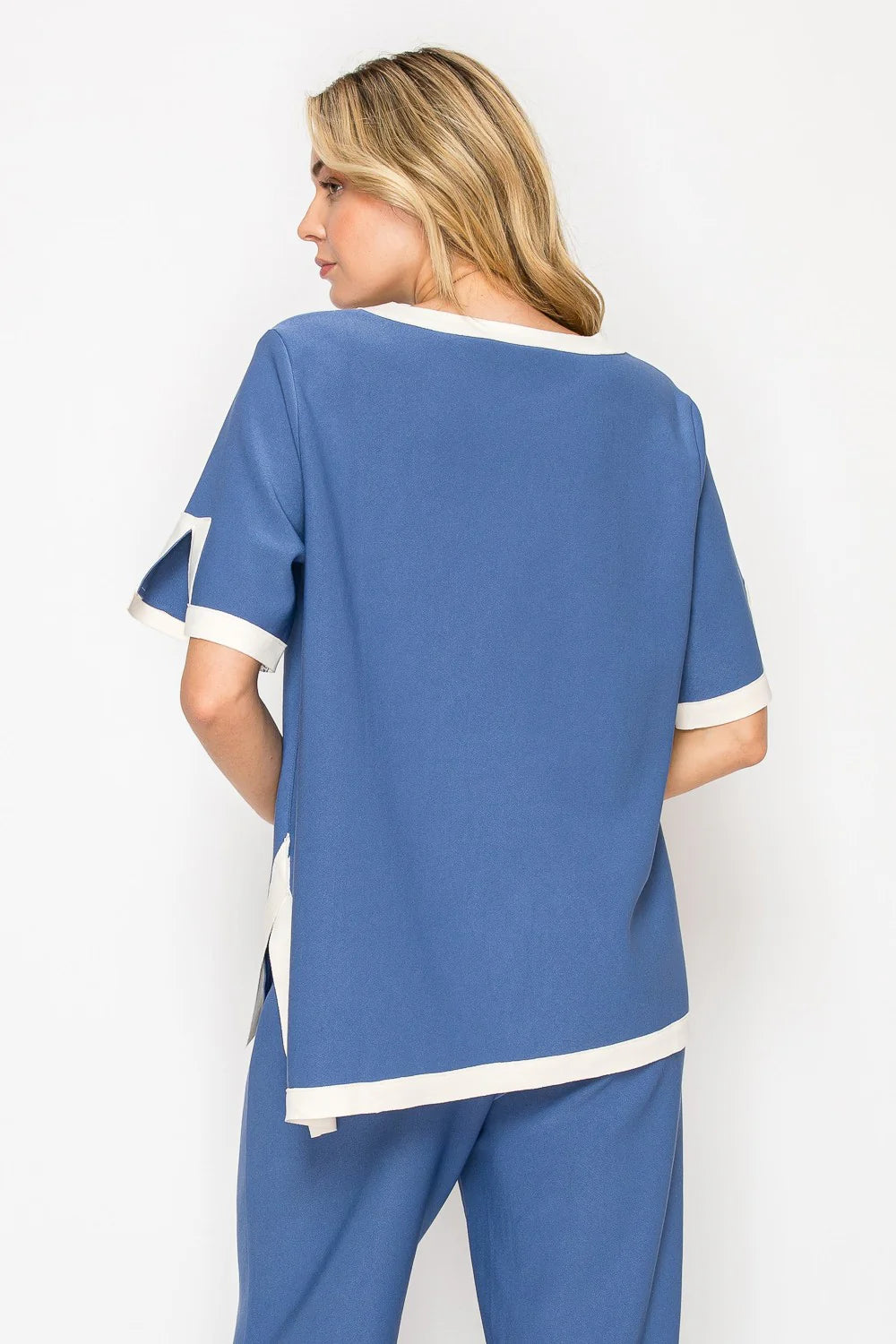 Kaya Knit Top | Blue