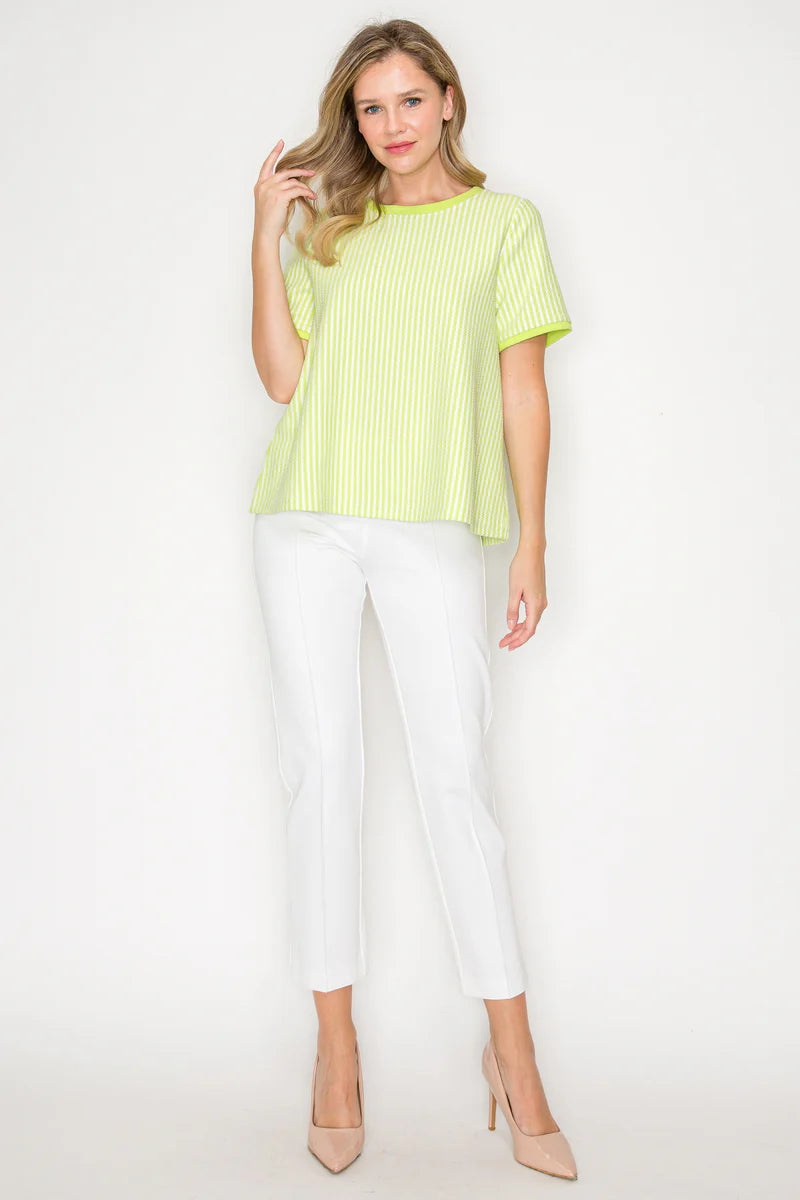 Paul Knit Pant | White