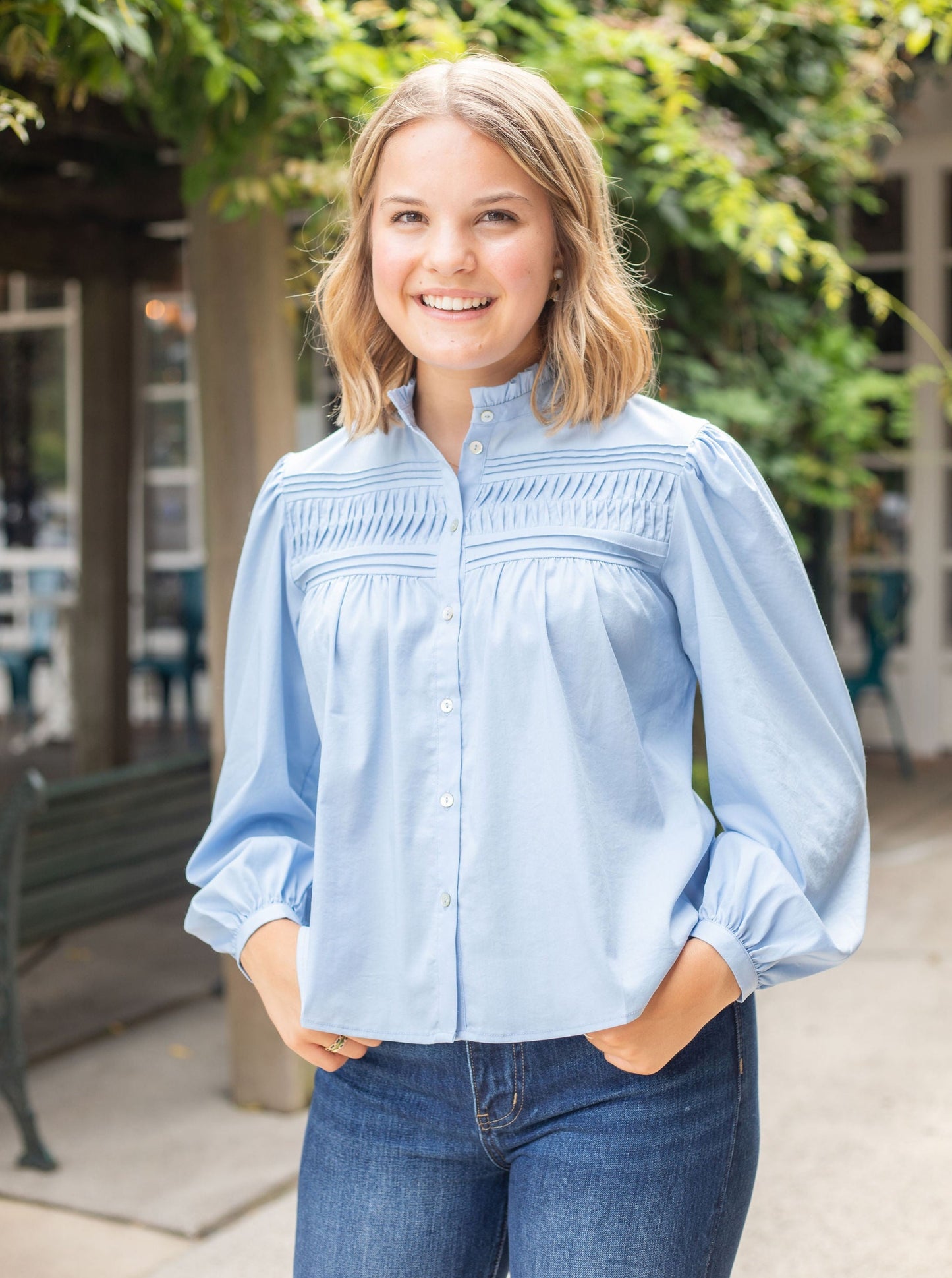 Lindy Blouse | Blue