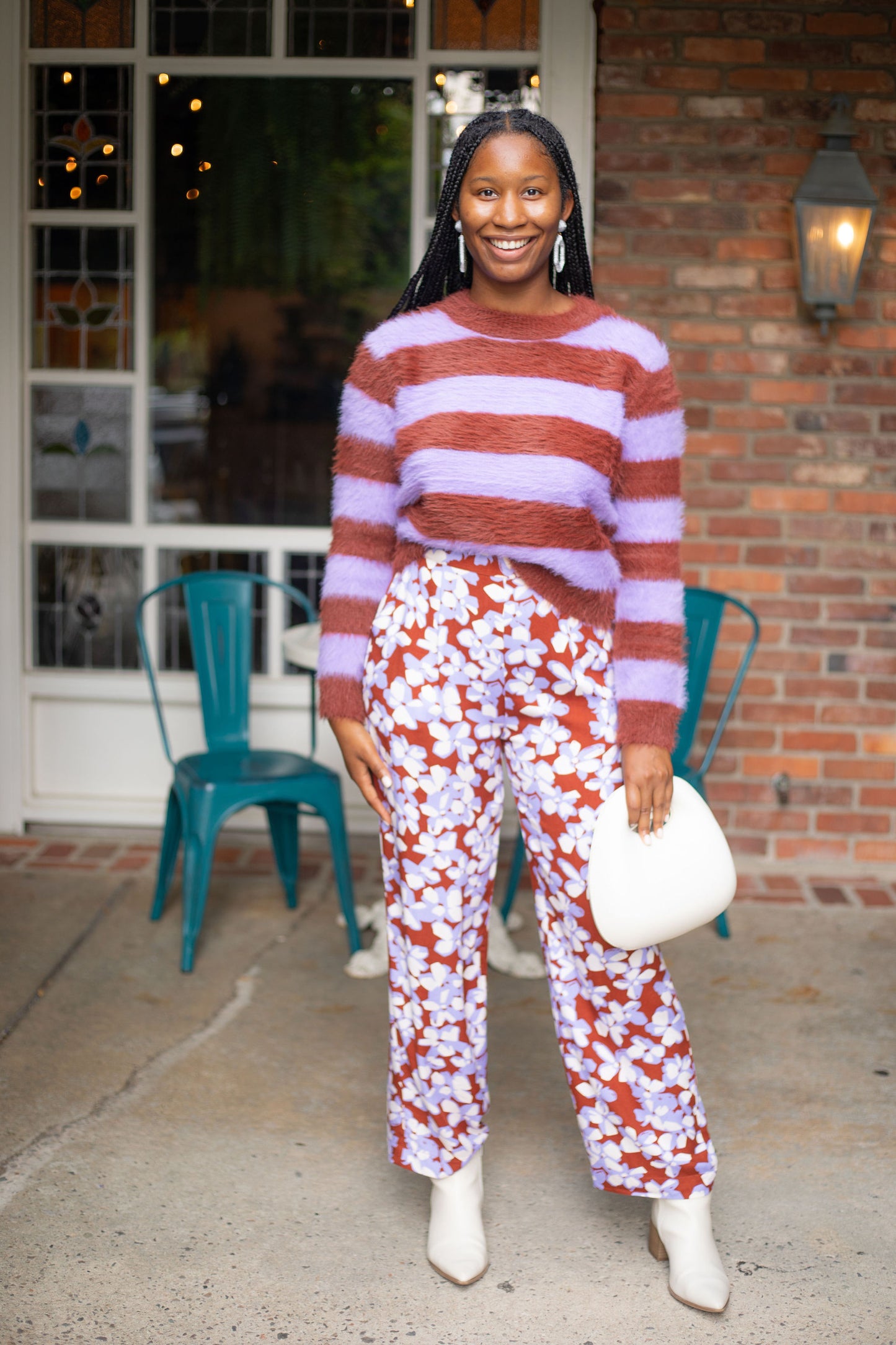 Flower Print Pants