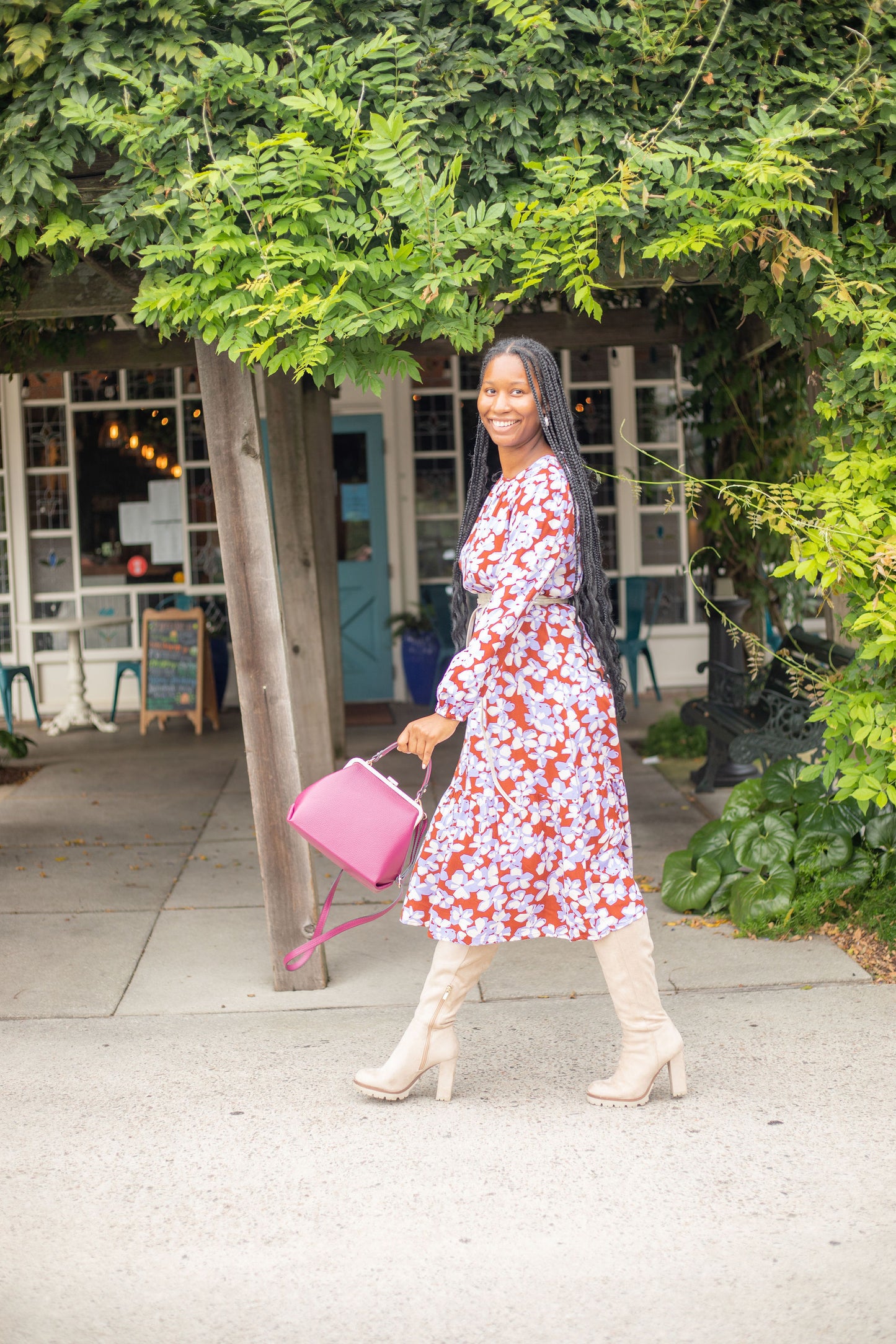 Flower Print Dress