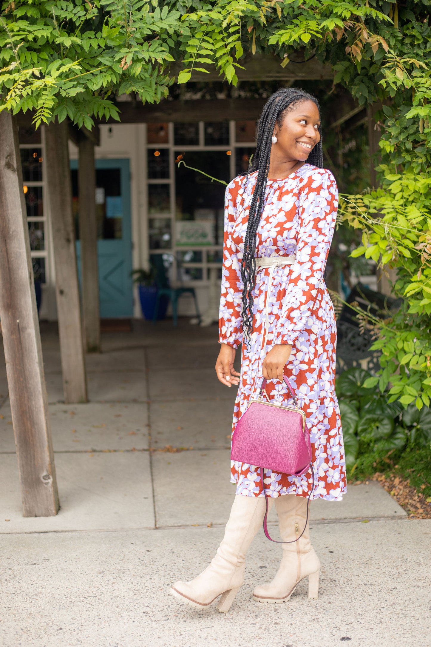 Flower Print Dress