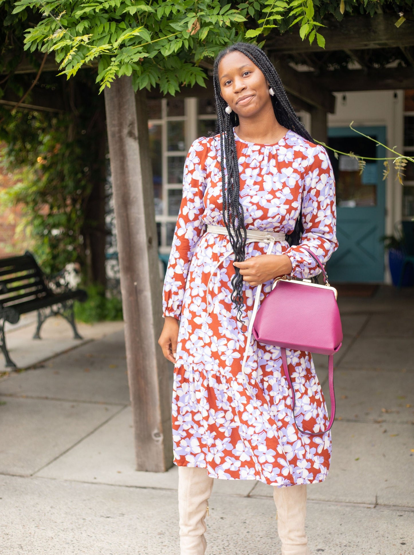 Flower Print Dress