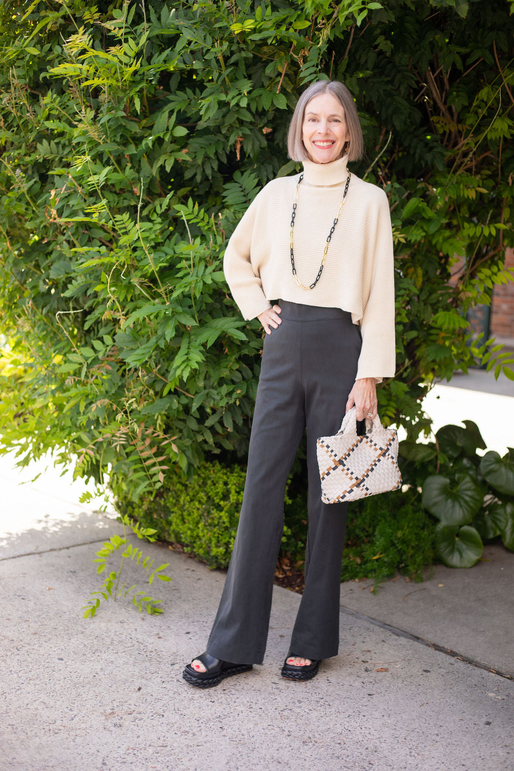 Crop Turtleneck Sweater