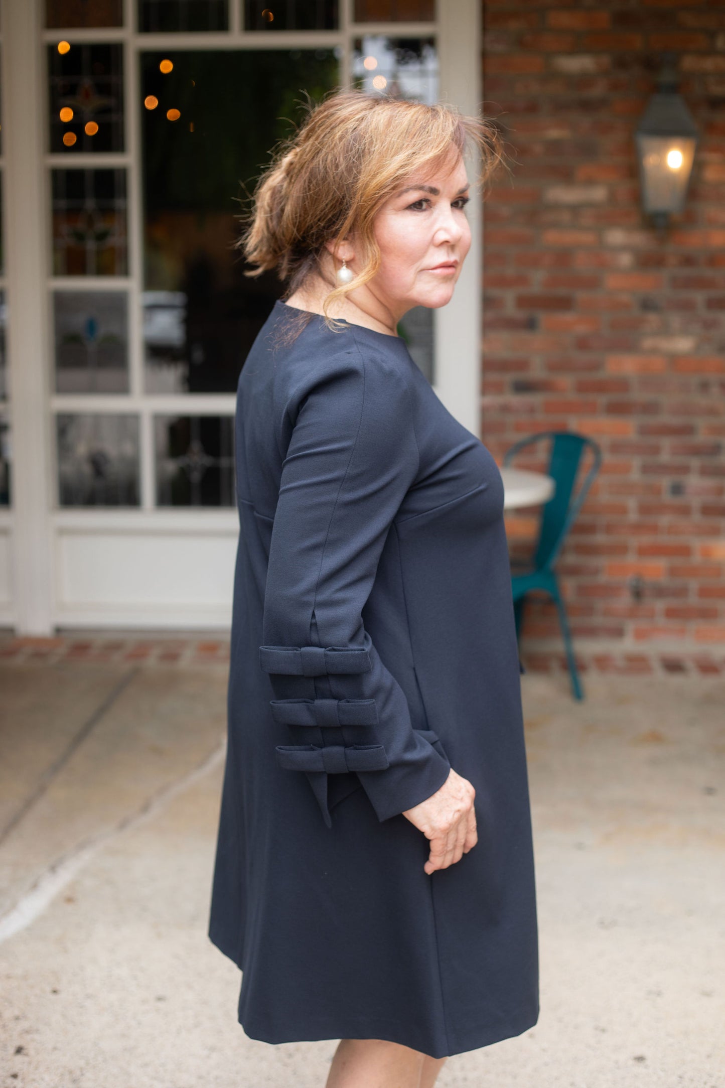 Bow Sleeve Dress