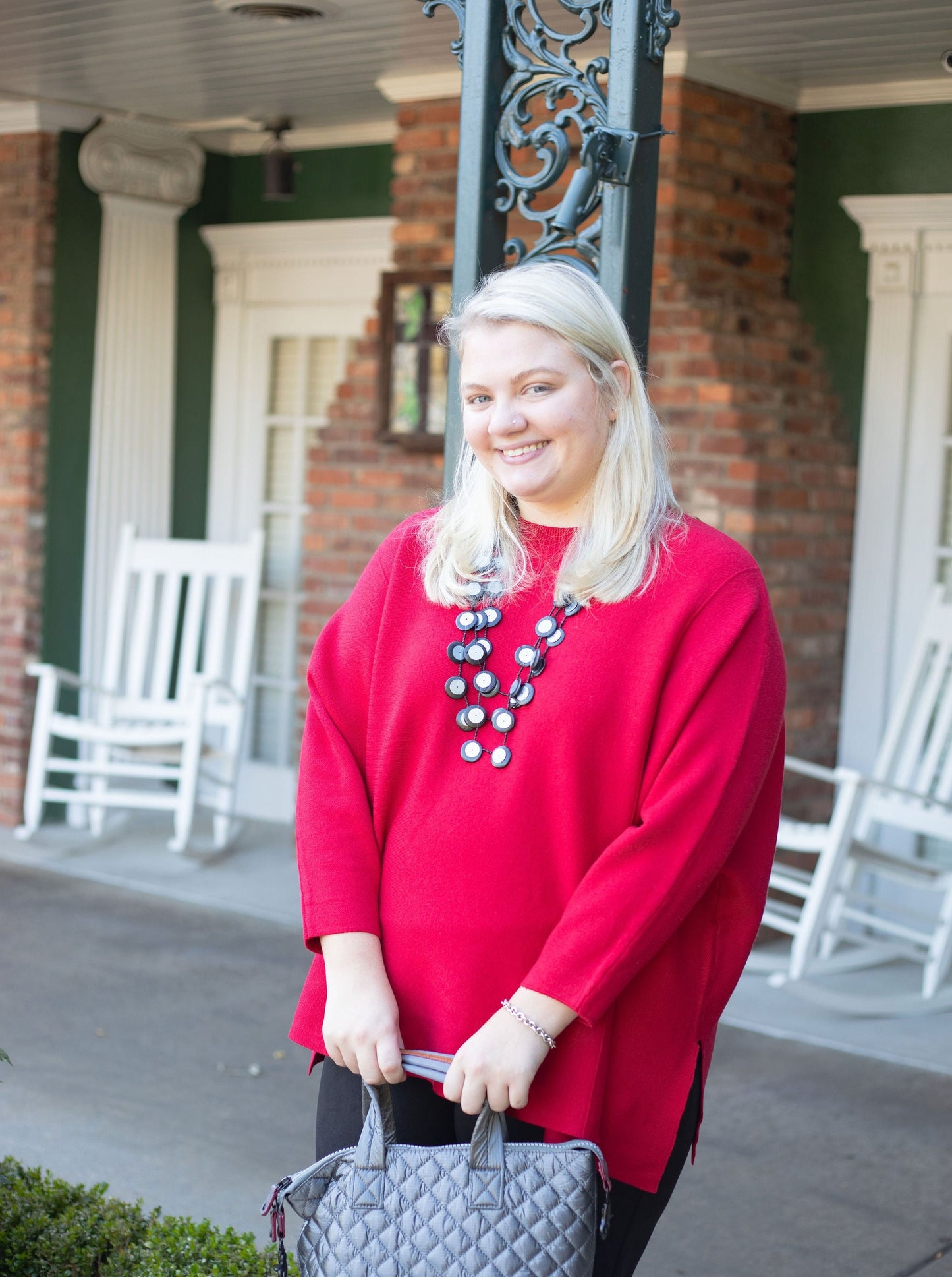 Boxy Red Sweater