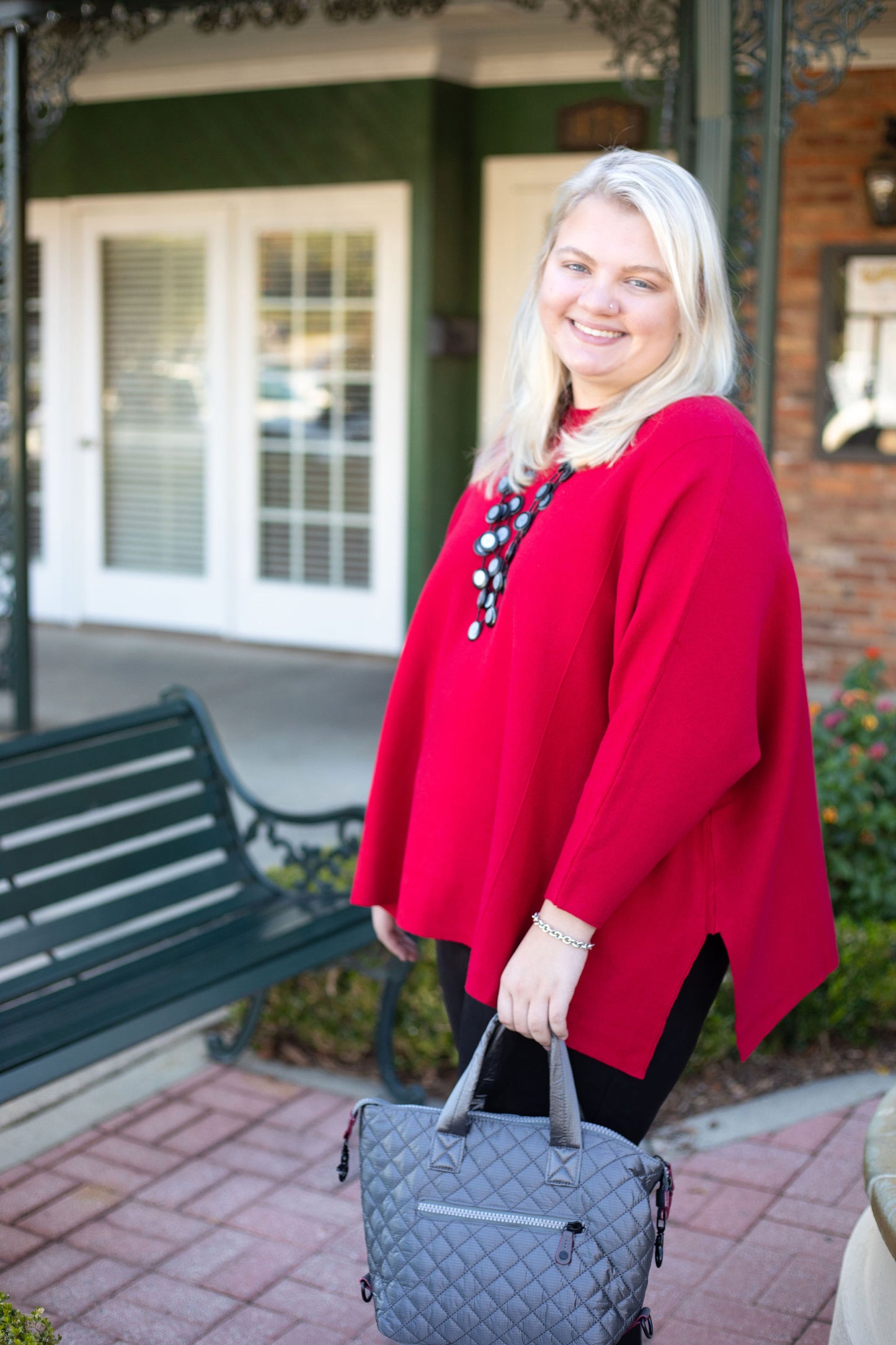 Boxy Red Sweater