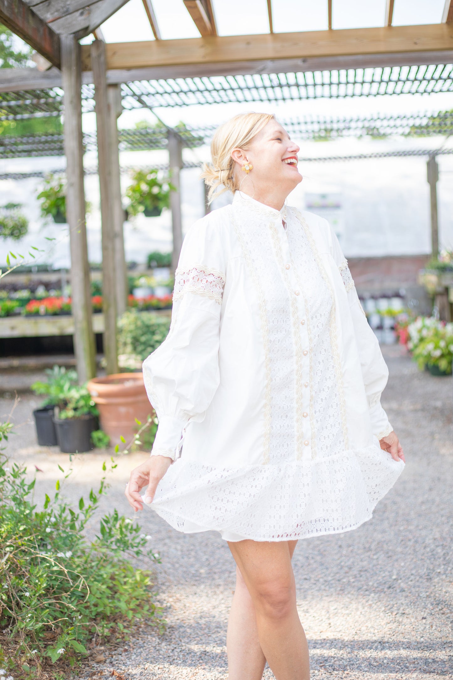 White Lace Dress