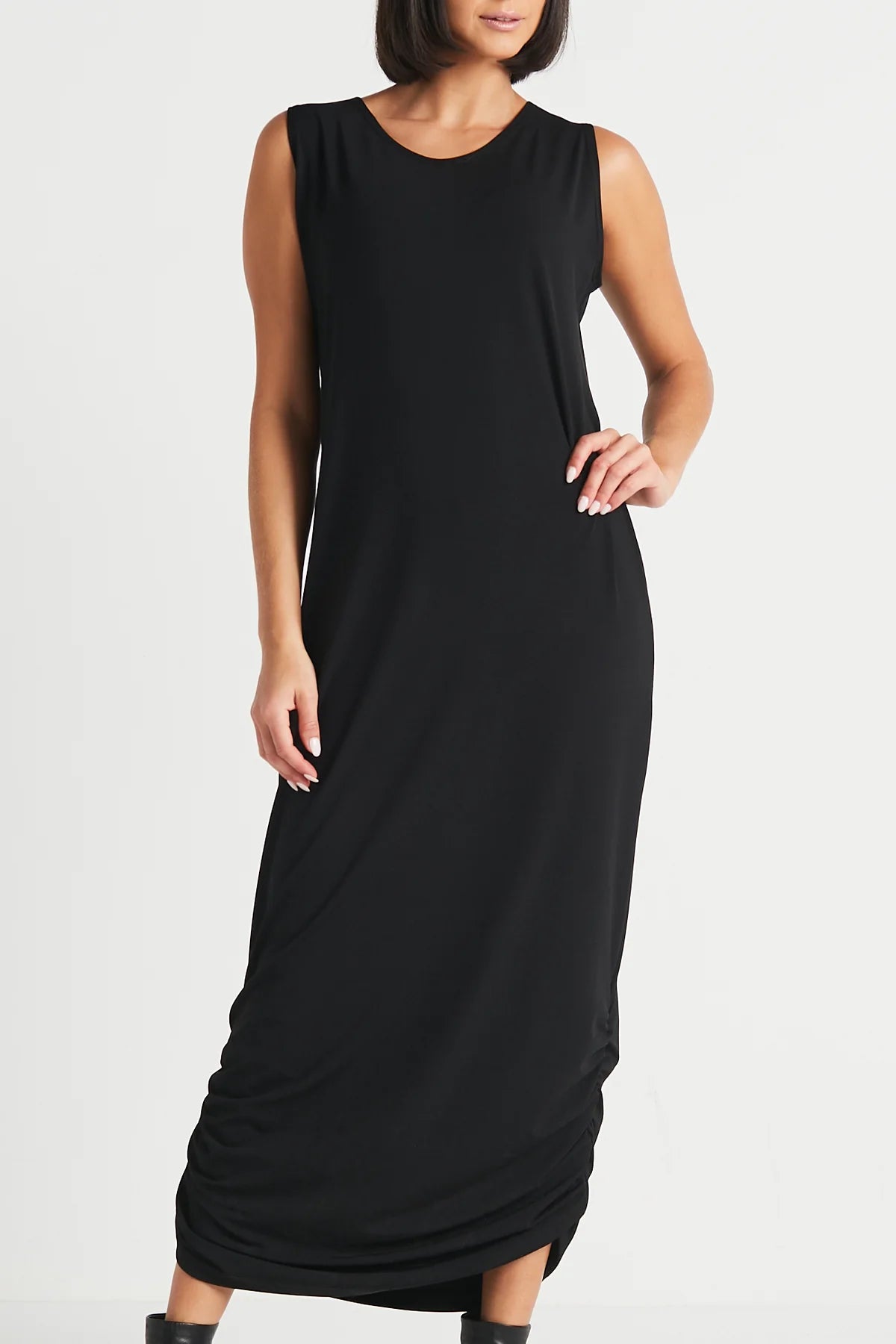 Rouched Dress | Black