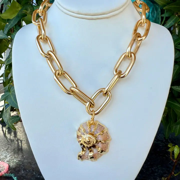 Seashell Pendant Necklace