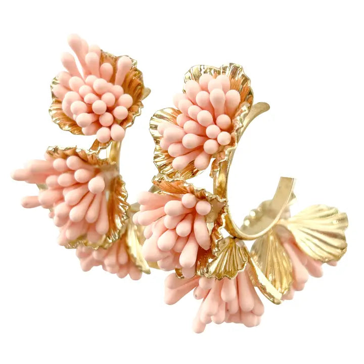 Maxine Hoops | Light Pink