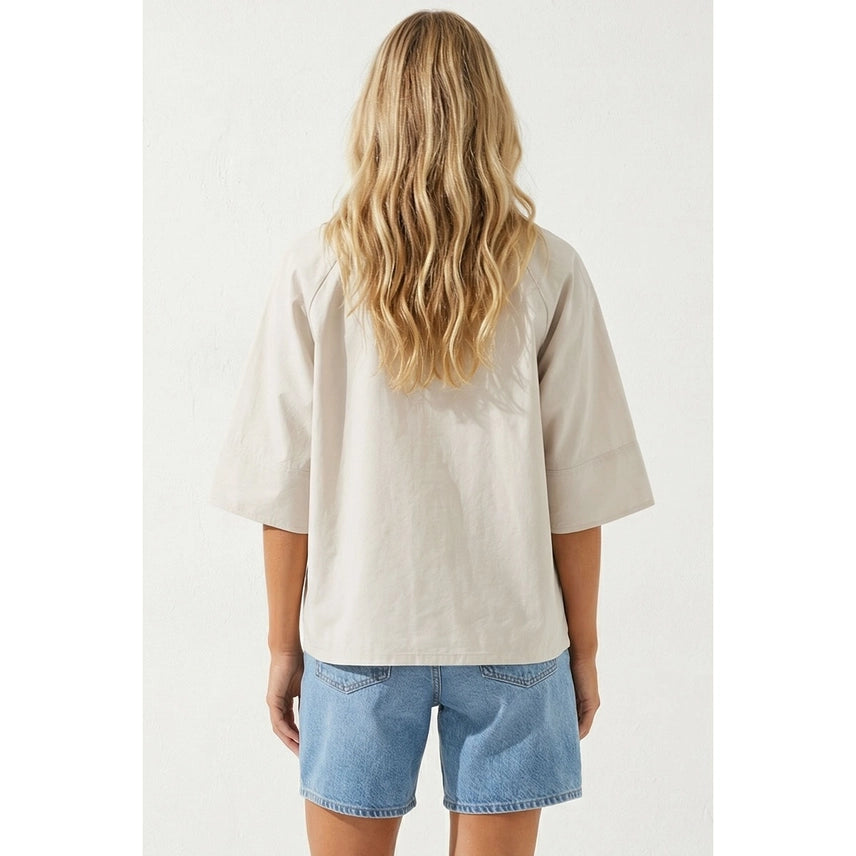 Boxy Half Sleeve Shirt