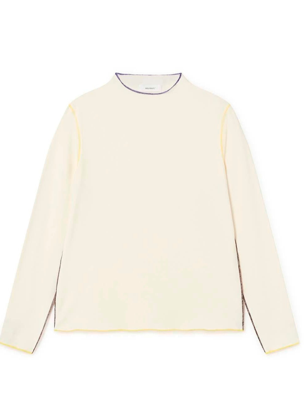 Cream Fun Stitch Tee