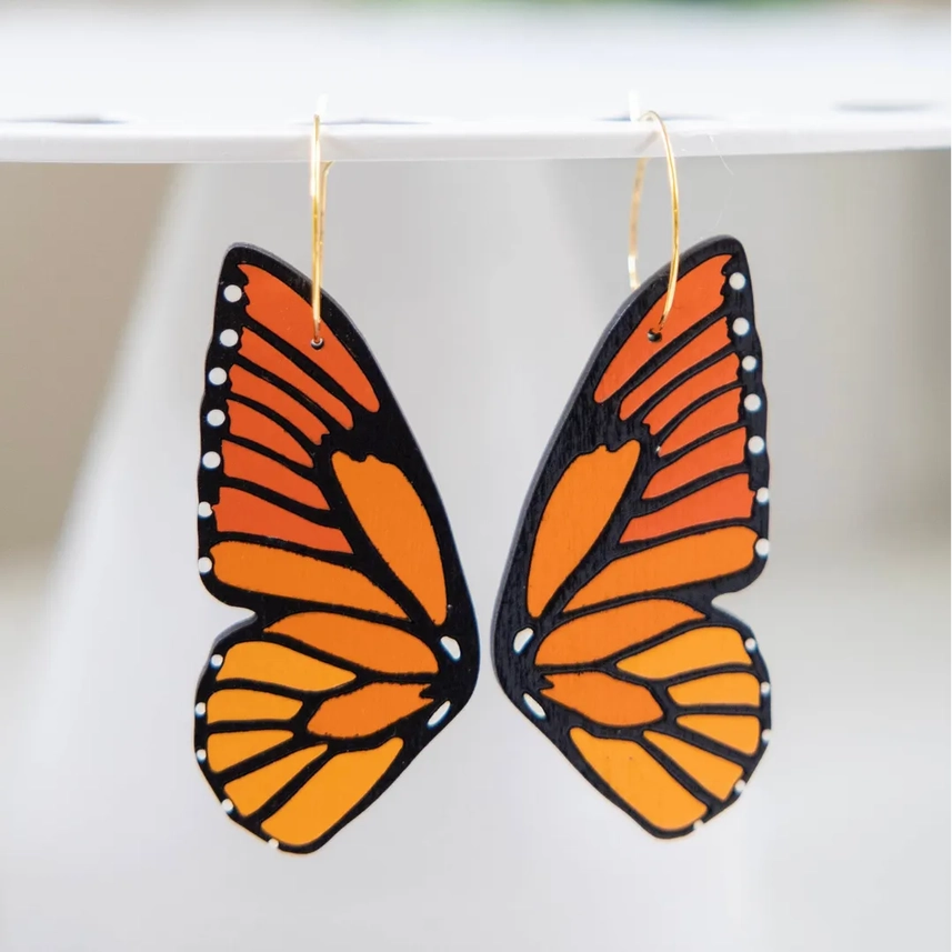 Monarch Butterfly Earrings