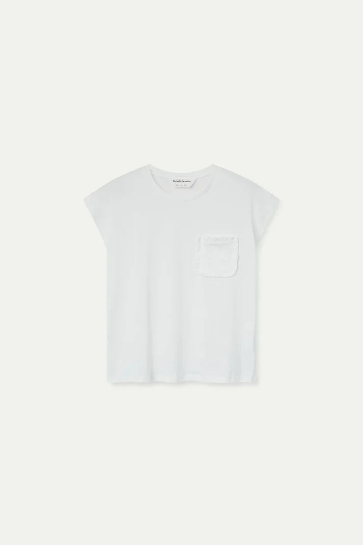 Ruffle Pocket Tee