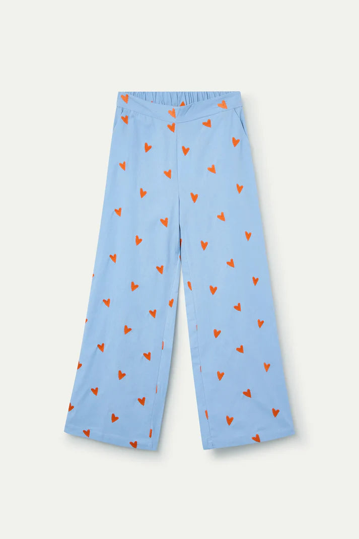 Heart Print Pants