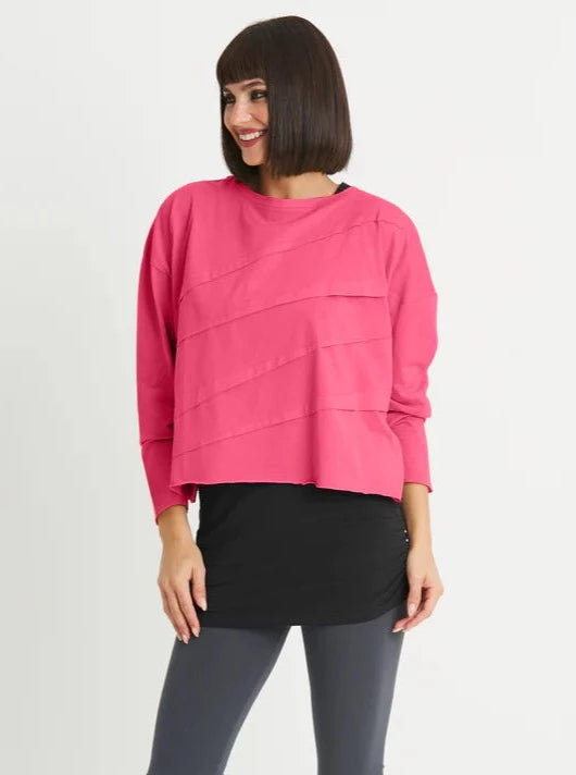 Mini Tucked Tee | Lipstick
