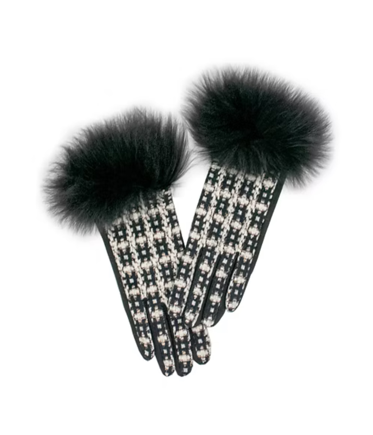 Black Jacquard Glove