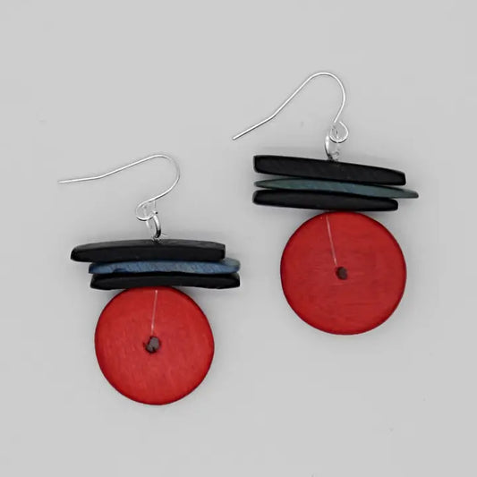 Elaine Earring | Red